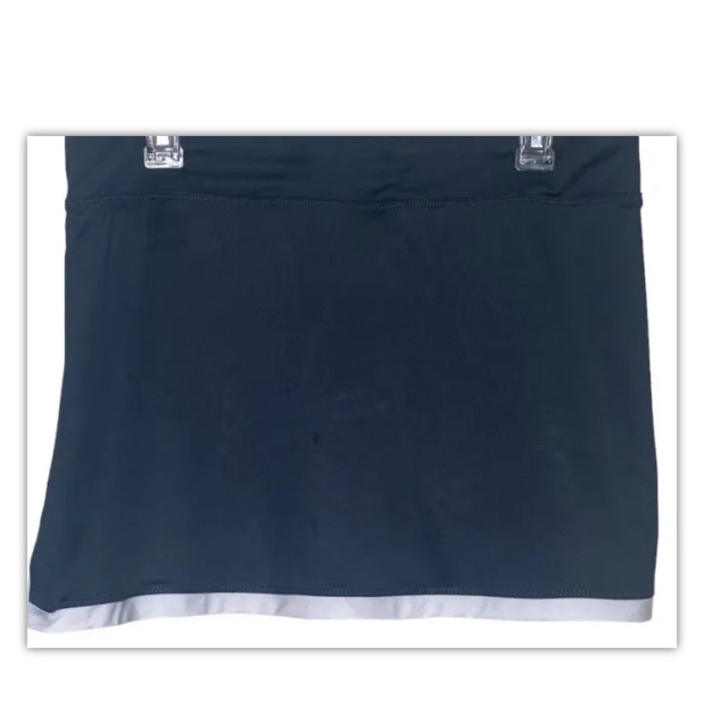 U.S. Polo Assn Women’s Croquet Skorts L Black White  Shorts w/Skirt On Front
